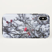 Coques Case-Mate iPhone Berries dans la neige (Dos (Horizontal))
