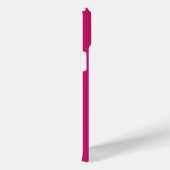 Coques Case-Mate iPhone Berry and White Monogrammed Stripes (Verso / Droite)