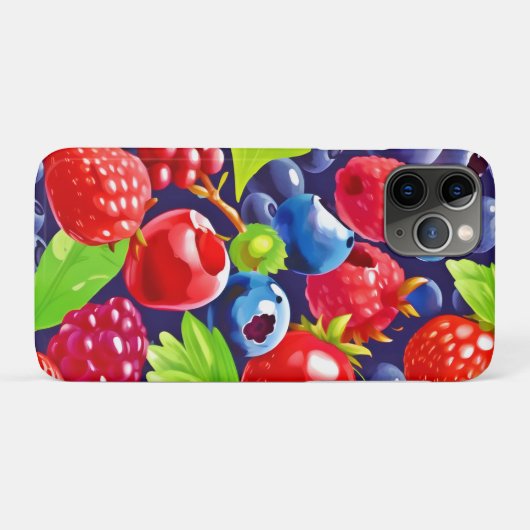 Coques Case-Mate iPhone Berry Medley (Dos (Horizontal))