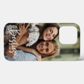 Coques Case-Mate iPhone Besoins de l'année personnalisée BFF Modern Script (Verso (horizontal))