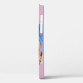 Coques Case-Mate iPhone Besoins modernes Photo Monogramme | Rose (Verso / Gauche)