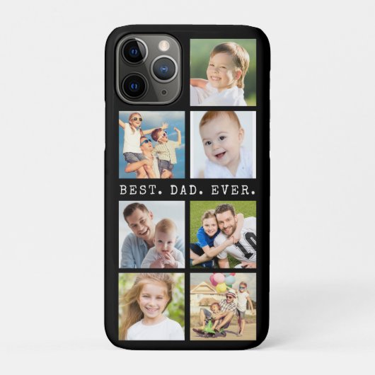 Coques Case-Mate iPhone BEST DAD EVER 7 Photos Personnalisées (Dos)