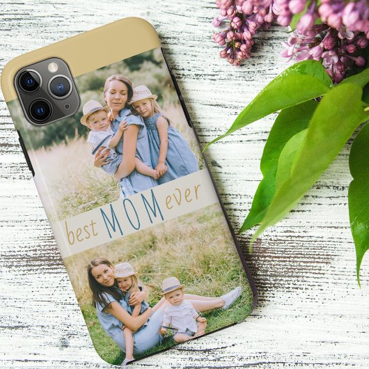Coques Case-Mate iPhone Best Mom Ever 2 Photo Moderne