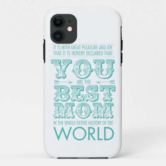 Coques Case-Mate iPhone Best mom prize (Dos)