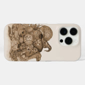 Coques Case-Mate iPhone Best Wishes for a Happy Halloween (Verso (horizontal))