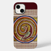 COQUES Case-Mate iPhone BESTIAIRE MÉDIÉVAL, SNAKE DRAGON CIRCLES (Verso)