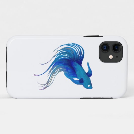 Coques Case-Mate iPhone Bêta bleu (Dos (Horizontal))