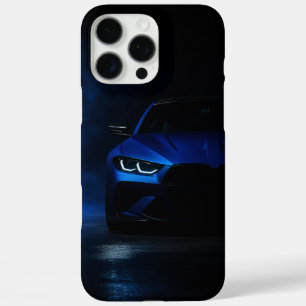 Coques iPhone 16 Pro Max Bête Bleu Minuit – Boîtier de voiture de sport GT