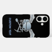 Coques Case-Mate iPhone Béton bleu-gris (Verso (horizontal))