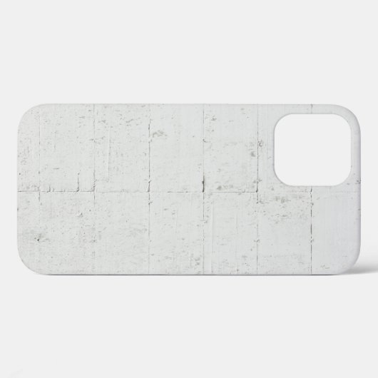 Coques Case-Mate iPhone béton peint blanc (Verso (horizontal))