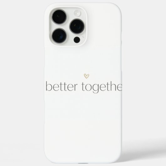Coques Case-Mate iPhone Better Together Wedding iPhone Case (Verso)