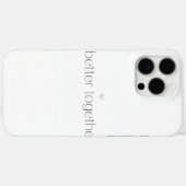 Coques Case-Mate iPhone Better Together Wedding iPhone Case (Verso (horizontal))