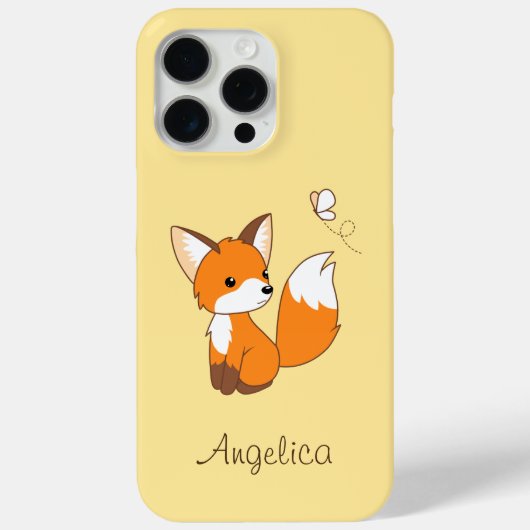 Coques Case-Mate iPhone Beurre à regarder de la petite Fox mignonne (Verso)