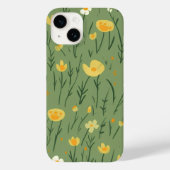 Coques Case-Mate iPhone Beurre D'Été Sur Vert (Verso)