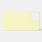 Coques Case-Mate iPhone Beurre jaune uni (Verso (horizontal))