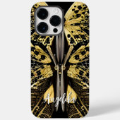 Coques Case-Mate iPhone Beurre-papillon - Couverture de lancer personnalis (Verso)