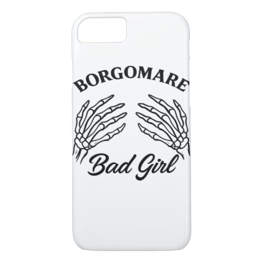 Coques Case-Mate iPhone Bgm Bad Girl - Skeleton Heart Mains (Dos)