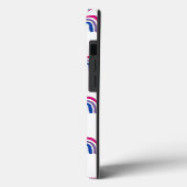 Coques Case-Mate iPhone Bi Bisexual Pride Crayon Peint Arc-en-ciel (Verso / Gauche)