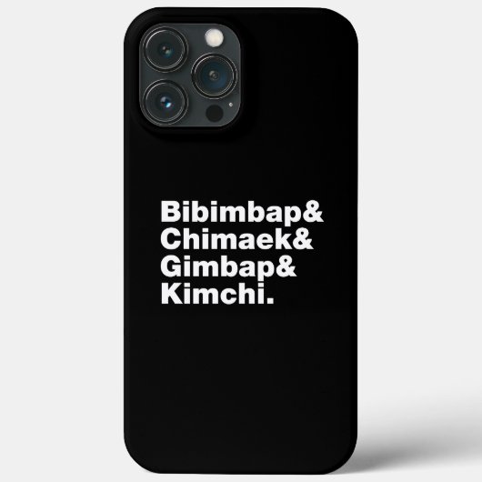 Coques Case-Mate iPhone Bibimbap & Chimaek & Gimbap & Kimchi. Aliments cor (Verso)