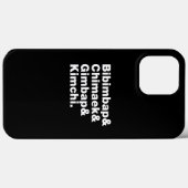Coques Case-Mate iPhone Bibimbap & Chimaek & Gimbap & Kimchi. Aliments cor (Verso (horizontal))