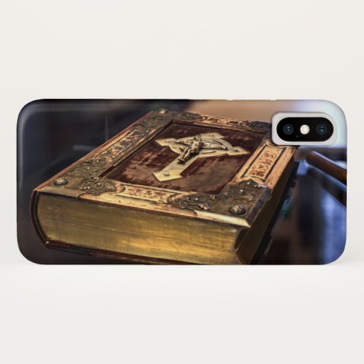 Coques Case-Mate iPhone Bible chrétienne antique (Dos (Horizontal))