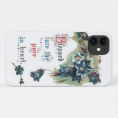 Coques Case-Mate iPhone Bible indiquant avec des fleurs (Dos (Horizontal))