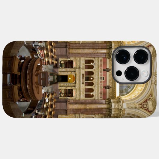 Coques Case-Mate iPhone Bibliothèque du Congrès (Verso (horizontal))