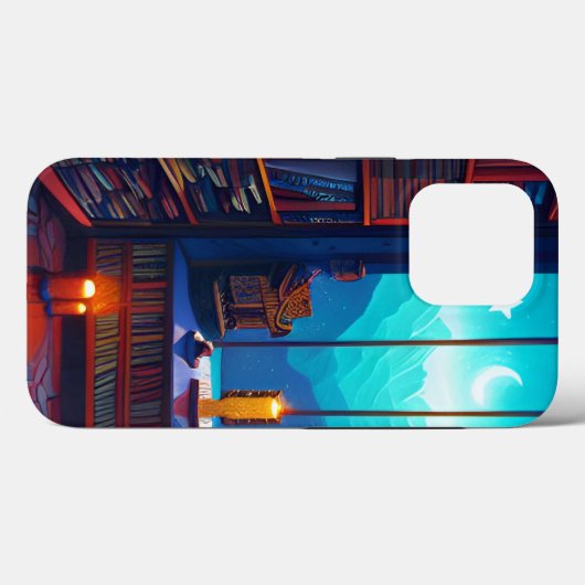 Coques Case-Mate iPhone Bibliothèque Night Sky (Verso (horizontal))