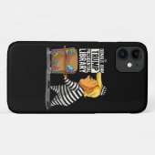 Coques Case-Mate iPhone Bibliothèque présidentielle de Trump prison (Dos (Horizontal))