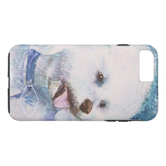 COQUES Case-Mate iPhone BICHON BLANC FRISE (Dos (Horizontal))