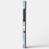 Coques Case-Mate iPhone Bichon Frise Bones and Paws Blue (Verso / Gauche)