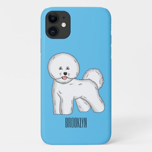 Coques Case-Mate iPhone Bichon frise dog dessin animé (Dos)