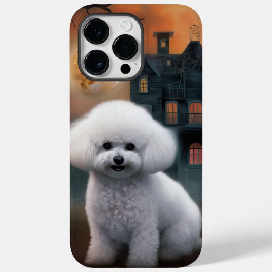 Coques Case-Mate iPhone Bichon Frise Halloween Épouvantable (Verso)