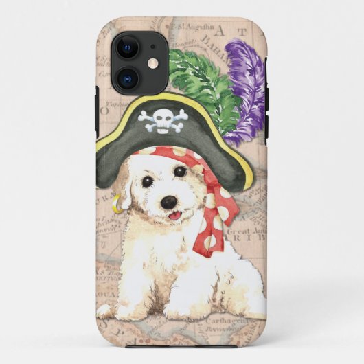 Coques Case-Mate iPhone Bichon Frise Pirate (Dos)