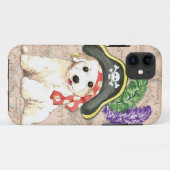 Coques Case-Mate iPhone Bichon Frise Pirate (Dos (Horizontal))