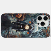 Coques Case-Mate iPhone Bichon Frise Riding Moto Halloween Scandale (Verso (horizontal))