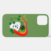 Coques Case-Mate iPhone Bichon Frise St patrick (Verso (horizontal))