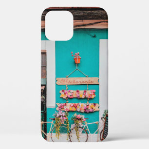 Case-Mate iPhone CASE BICYCLETTE BLANCHE PARKÉE AU BORD DE BÉTON PEINTÉ