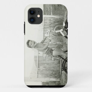Etui iPhone Case-Mate Bicyclette d'équitation de fille