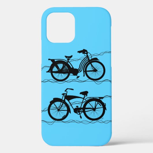Coques Case-Mate iPhone Bicyclette Noir 1 (Verso)