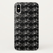Coques Case-Mate iPhone bicyclettes en noir et blanc (Dos)