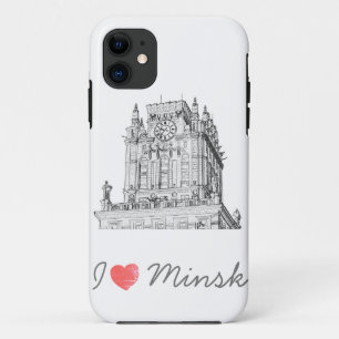 Case-Mate iPhone Case Biélorussie I Love Minsk City Gates Architecture