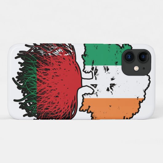 Coques Case-Mate iPhone Biélorussie Irlande Biélorusse Drapeau des racines (Dos (Horizontal))