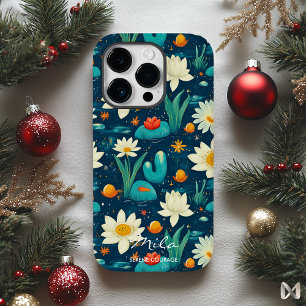 Coque Pour iPhone 14 Pro Bien-être Jardin aquatique paisible Lotus & Lily P