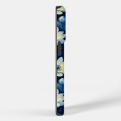Coques Case-Mate iPhone Bien-être Lotus Fleur Jaune Clair et Bleu Profond (Verso / Droite)