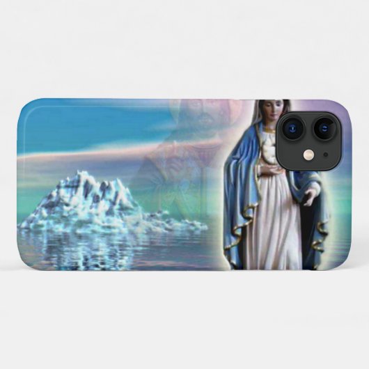Coques Case-Mate iPhone Bienheureuse Vierge Marie - Mère de Dieu (Dos (Horizontal))