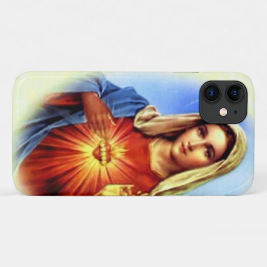 Coques Case-Mate iPhone Bienheureuse Vierge Marie - Mère de Dieu (Dos (Horizontal))