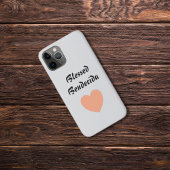 Coques Case-Mate iPhone Bienheureux Bendecida Bilingue Peach Fuzz Heart