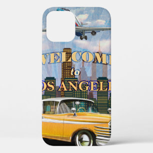Case-Mate iPhone Case Bienvenue à l'affiche rétro de Los Angeles.