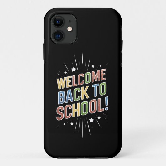 Coques Case-Mate iPhone Bienvenue à l'école Professeur Premier jour d'écol (Dos)